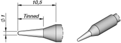JBC C245041 - Cartridge Conical, Diameter: 1.0 S2 mm