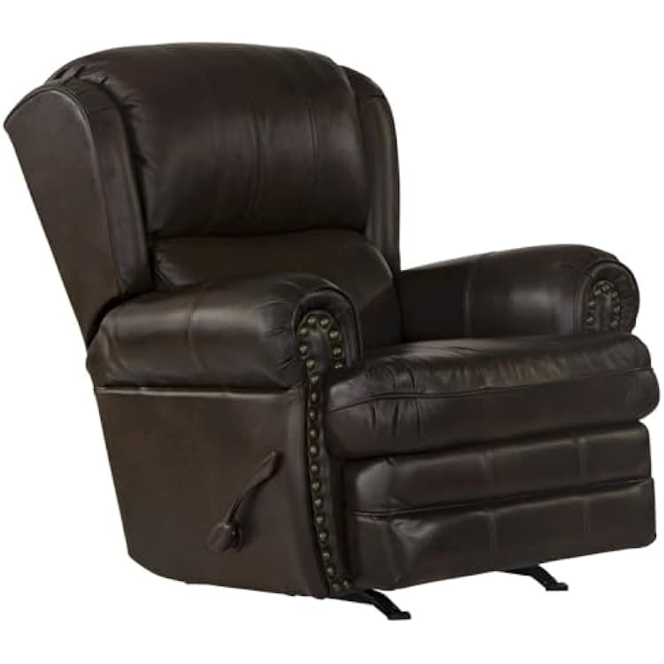 Catnapper Roberto Italian Leather Match Rocker Recliner