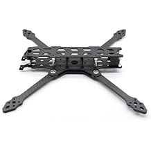 QWinOut LX-7 7 Inch Folding Rack 314mm Wheelbase Carbon Fiber Frame Kit for DIY Drone Quadcopter (Frame kit)