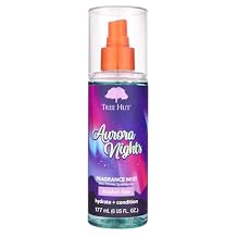 Tree Hut Aurora Nights Fragrance Mist, Hydrating, Alcohol-Free Formula, Cozy Scent with Warm Pistachio and Toasted Marshmallow Notes, 6 fl oz