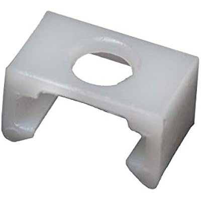 RV Designer A104, Window Covering Hardware, Snap Carrier #4, 34 Inch, 14 Snap Carriers , white