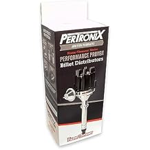 Pertronix D133700 Flame-Thrower Plug and Play Vacuum Advance Black Cap Billet Electronic Distributor with Ignitor II Technology for Ford FE 352-428