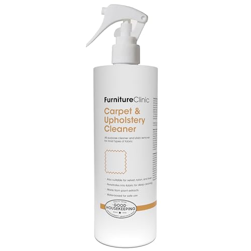 Furniture Clinic Fabric Cleaner | Everyday Cleaning Spray for Furniture, Fabric, Rugs, Carpet, Couches, Car Seats and More | Quick and Easy Application 17oz  500ml