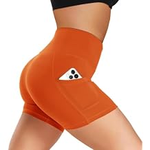 GAYHAY Biker Shorts for Women with Pockets - 8"/5"/3" Booty High Waisted Black Spandex Volleyball Short for Workout Yoga