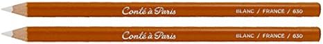 Conte a Paris Artists' Pencils White (Pack of 2)