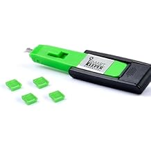Mini USB-B Port Lock with Key, 4 Blockers 1 Key