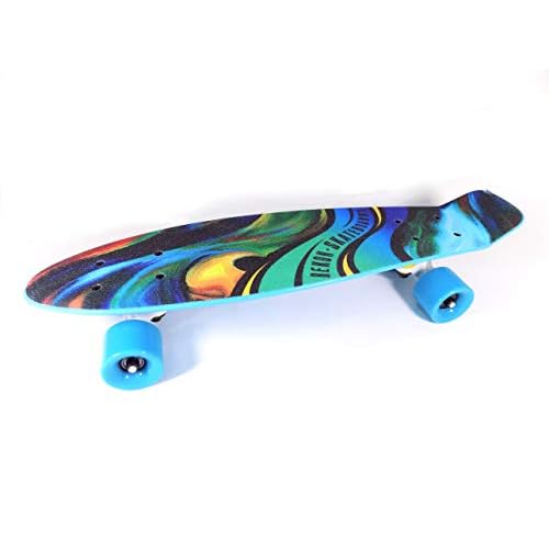 Rekon Penny Plastic Skateboard,Oil Painting Graphic 22.5  6 Oil Painting