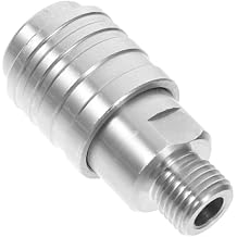 MERRYHAPY Stainless Steel Pressure Washer Quick Connect Adapter High-pressure Washer Swivel Connector for Easy Car Washing Versatile Compatibility with Spray Nozzles and Rods Pressure Washer Accessory