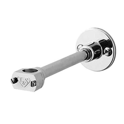 T&S Brass B-0109-06 Wall Bracket, 3 Wall Bracket Assembly with Mounting Hardware, Silver