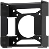 Fasgear Mac mini M4 Mount 2024 - Pure Aluminum Under Desk Mount - VESA Monitors Mounting Bracket with Anti-Theft, Metal Wall Mount for Mac mini M4 Pro (Black)