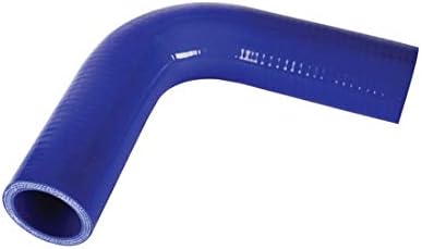 AFCO 1.25 ID 90 Degree, 12 High-Temp Silicon Radiator Hose, Blue