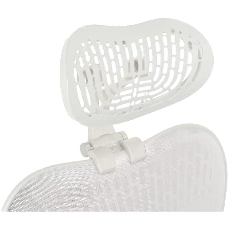 OFFICE LOGIX SHOP Mirra 2 Chair Headrest White Frame - Headrest wWhite Plastic Insert