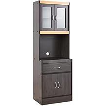 Hodedah China Cabinet, Black Beech