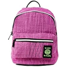 DIME BAGS Everyday Mini Backpack for Festivals & School, Secret Pocket, Removable Airtight Bag, Cute Work Backpack, Padded Straps, Festy Bound (Magenta)