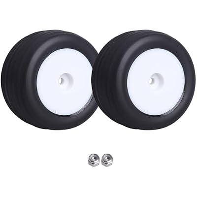 Mounted Front Wheels for Losi Mini T 2.0 Replacement 118 Off Road Directional Tires White