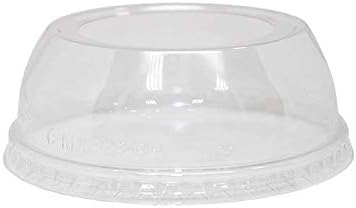 Karat C-KDL626-WHU 98mm Dome Lids Wide Hole (Case of 1000)
