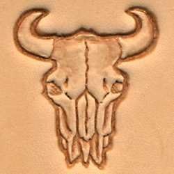 Tandy Leather 3D Buffalo Skull Stamp 88312-00