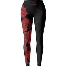 Samurai Womens Jiu Jitsu Spats BJJ Compression Leggings & Grappling Tights for Training & Workout