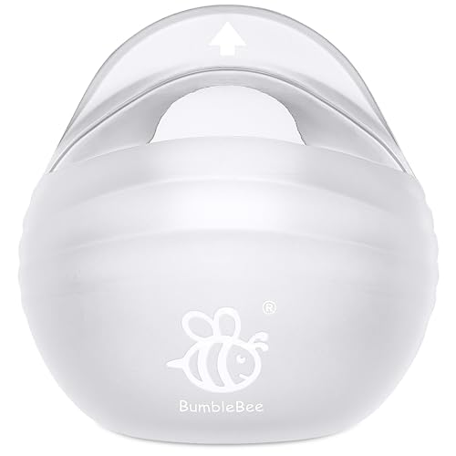 BumbleBee Wearable Milk Collector | Hands-Free, Kick-Proof, Portable Silicone Milk Saver for Breastfeeding Moms | Discreet, Comfortable - 3oz90ml, 1 Count