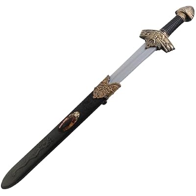 Toy Sword with Sheath - 23 Long Plastic Sword with Sound - Toy Swords for kids 8-12 - Fake Sword - Viking Sword - Medieval Sword - Knight Sword
