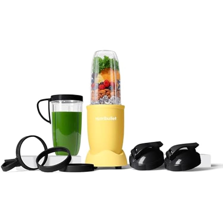 Nutribullet NB9-1301ALW Pro 13 Pcs Matte All Yellow, 900W Food Blender