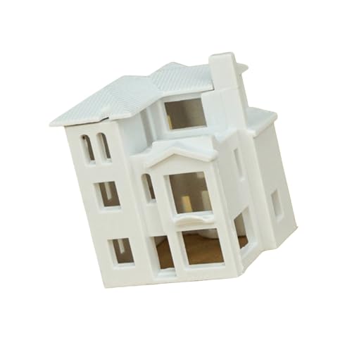 1:500 Villas House Assembled Model Miniature Architectural Building Outland Realisms Scene Diys Painting Outland for Sand Table