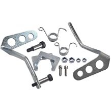 SJVLXHI Go Kart Heavy Duty Pedal Kit,for Predator 212cc 196cc 6.5hp and Most Go Kart,DIY Youth GoKart Frame Parts Silver Accessories
