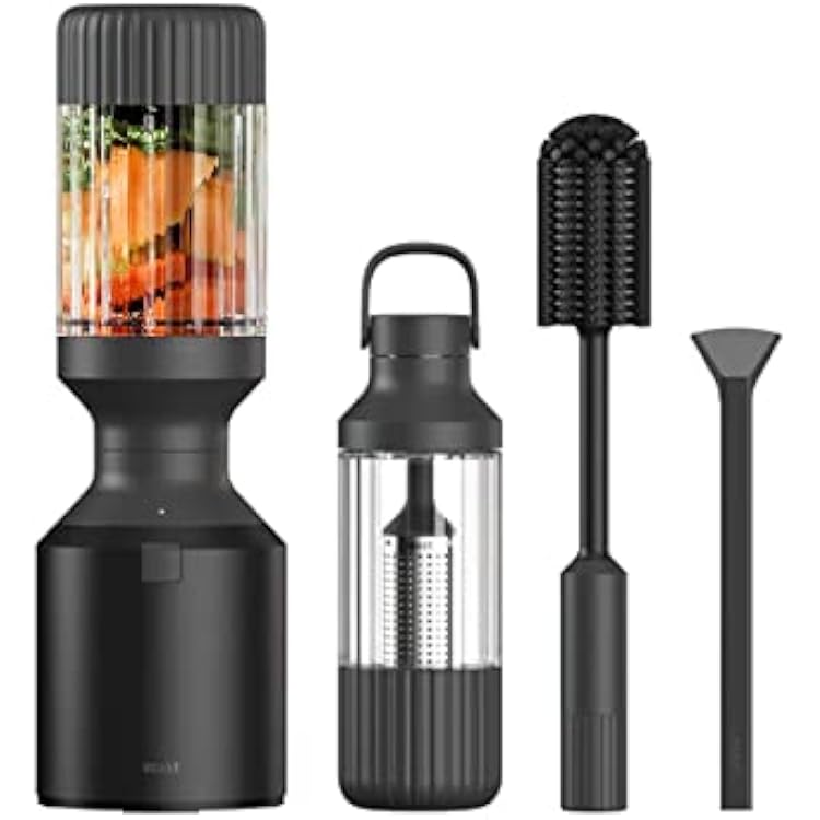 Beast Blender Max | Blend Smoothies and Shakes, Infuse Water, Kitchen Countertop Design, 1000W Carbon Black