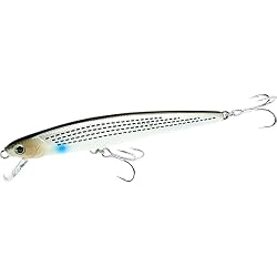 LUCKY CRAFT FlashMinnow 130MRS Saltwater Fishing Lures, Jerkbait for Halibut and Bass Fish, Slow Sinking 2-4ft, Surf Fishing Gear and Tackle Box Accessories