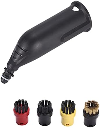 OYSTERBOY 5 Pcs Premium Quality Replacement Accessories Steam Cleaner Stubborn Stain Remove Durable Brass + Nylon Brush Nozzle Set Compatible for Karcher SC1 SC2 SC3 SC4 SC5 SC7 CTK10
