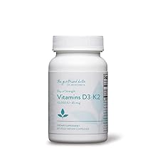 VIDAPURA Ray of Strength D3K2 by Dr. Anna Cabeca High-Potency Vitamin D3 5000 IU & K2 (MK-7) Supplement Bone, Immune & Heart Support 60 Softgels