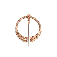 Lord of Battles Bronze Celtic Brooch Viking Cloak Pin for your Cloak or Clothes Medieval LARP SCA Cosplay Recreation Made of Lost-Wax Cast Bronze