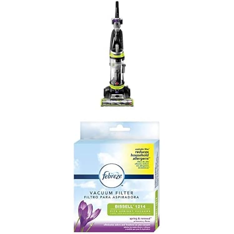 Bundle of BISSELL 2252 CleanView Swivel Upright Bagless Vacuum with Swivel Steering BISSELL Febreze Style 1214 Cleanview & PowerGlide Pet Replacement Filter - 12141, Blue