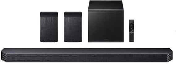 Samsung Q-SerieSamsungs Soundbar 9.1.4 ch w/Subwoofer + Rear Speaker Titan Black HW-Q930F/ZA
