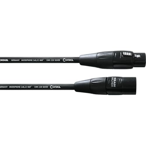 CORDIAL Balanced Microphone Cable; 5ft.