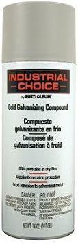 Industrial Choice 1600 System Galvanizing Compounds - zink-rich cold galv compound 14 oz fl wt [Set of 6]