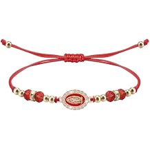 Virgin Mary Bracelet With Adjustable Cord Our Lady Of Guadalupe Crystal Beaded Bracelet