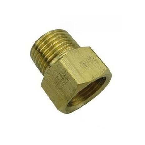 Pipe Fitting 1/4" NPT Male to Metric M16 M16X1.5 Female Adapter Steel