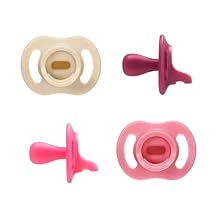 Tommee Tippee Ultra-Light StayPut Pacifier, One-Piece Silicone Design, 6-18m, 4 Pack
