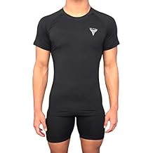 Black Compression Shirt for Men - Wrestling, MMA, BJJ (Adult Sizes)