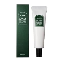 LEADERS Green Collagen Eye Cream for Face Vegan Anti-Aging Eye Treatment, Reduces Fine Lines & Dark Circles Without Irritation, Improves Skin Elasticity & Hydration, Softens Wrinkles, 30ml