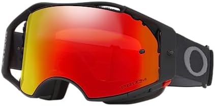 Oakley Unisex Sunglasses Black Gunmetal Frame, Prizm MX Torch Iridium Lenses, MM