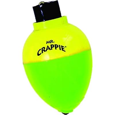 Betts Mr. Crappie RP78P-3YG Rattlin Round and Pear Floats, 78-Inch, 3-Pack, YellowGreen