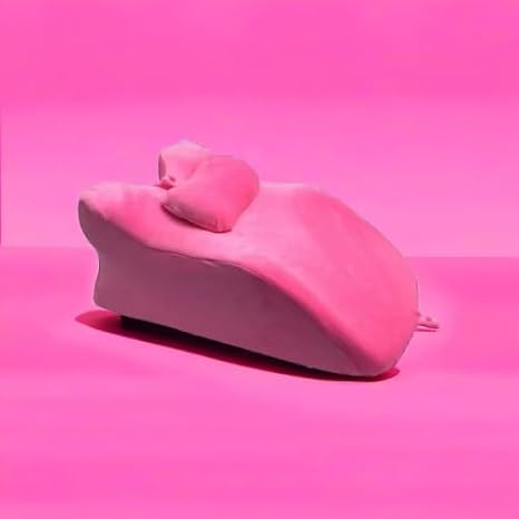 Ergonomic Spinal Posture Support & Multi-Functional Bed Pillow (Pink)