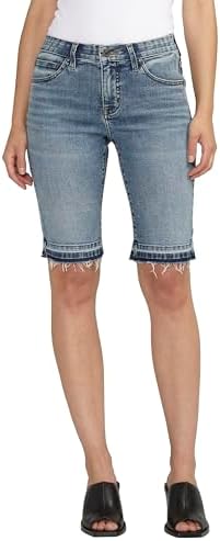 Jag Jeans Womens Cecilia Mid Rise Bermuda Short - Legacy