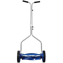 14in Push Lawn Mower, Push Reel Lawn Mower, Blue Color