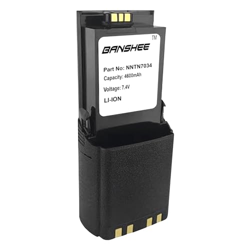 Banshee High Capacity 4800MAH Battery Replacement, Compatible with Motorola APX 500060007000 Portable Radios and More