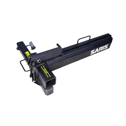 Swing Away Hitch Adapter by Saris | 2 Receiver, 250 lb Capacity | Easy Access & Foldable | Black Alloy Steel | Made in The USA