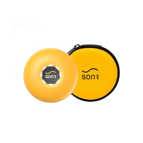 SONR Music 2-in-1 Bundle Open-Ear Underwater Music Player for Swimmers Sunny & Storage case Yellow