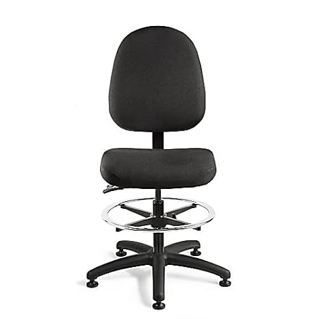 6001A5 Advanced Ergonomic Deluxe Chair, Tilt Back Adjustment, 17" to 22" Height Adjustment, Blue